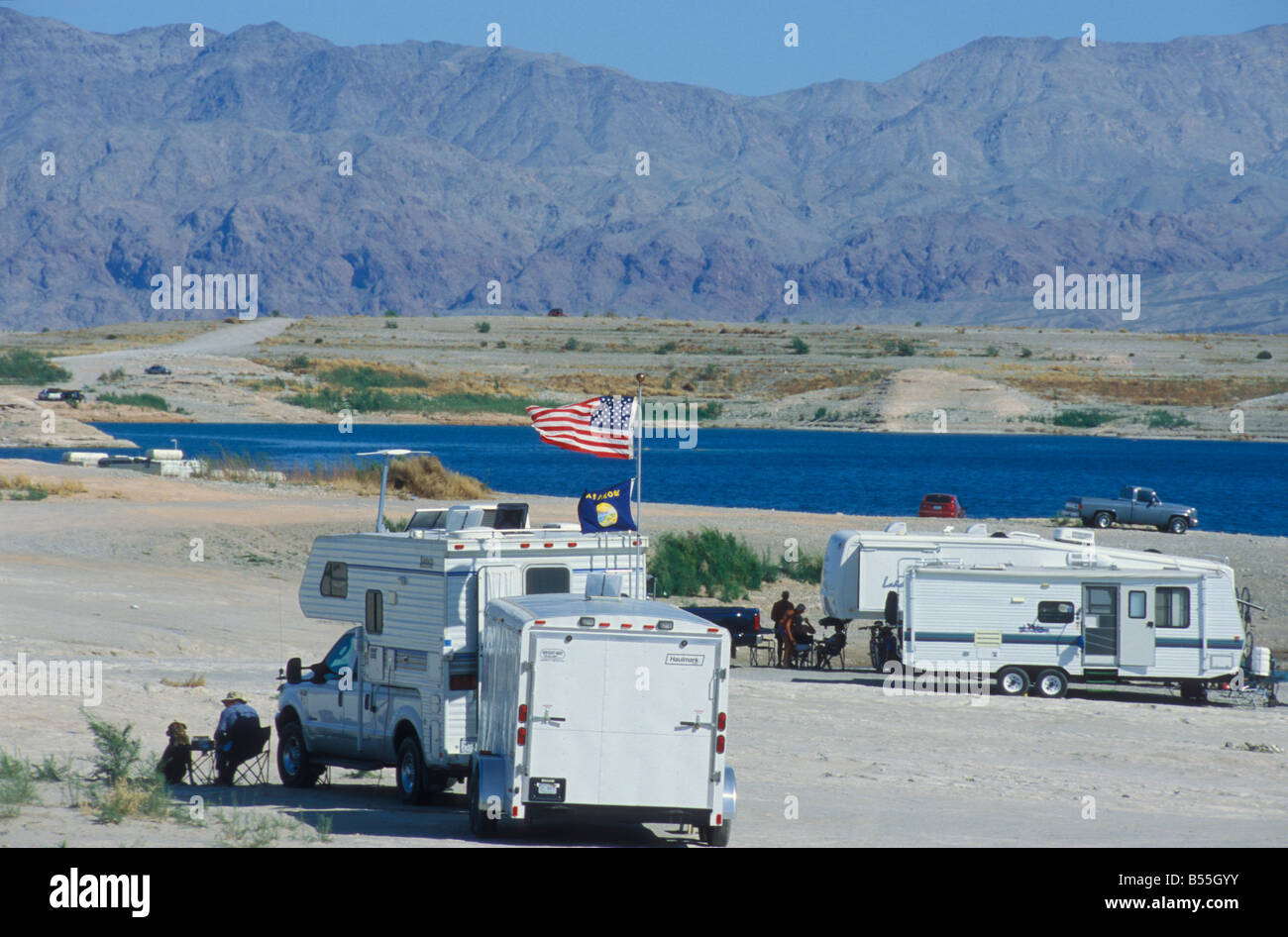Regierung waschen am Lake Mead in der Nähe von Las Vegas Nevada, USA Stockfoto