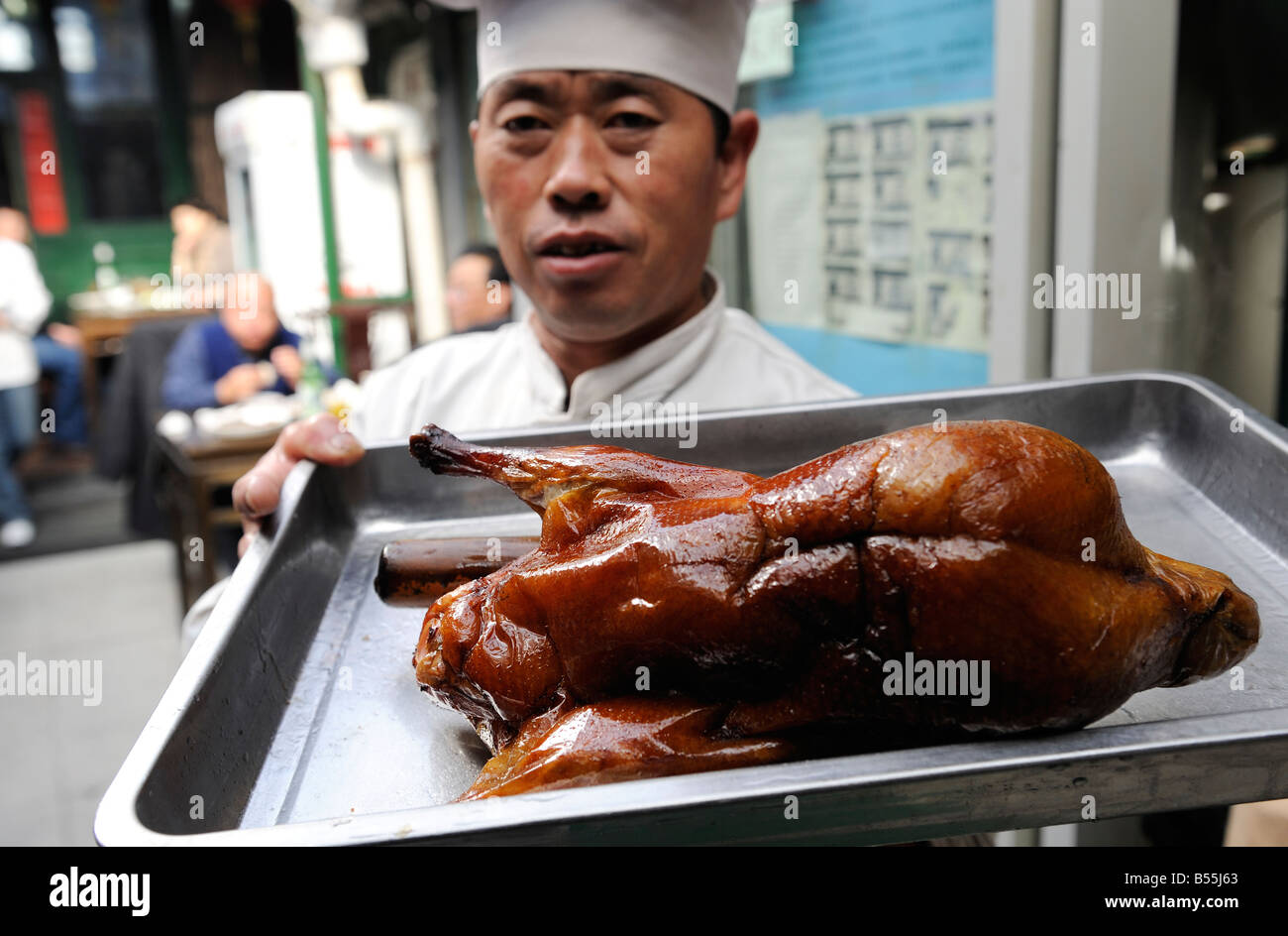 Li-Qun Roast Duck Restaurant Peking CHINA. 24. Oktober 2008 Stockfoto