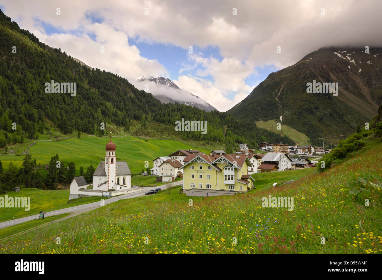 Vent, Venter Tal, Ötztal Tal, Tirol, Österreich Stockfoto