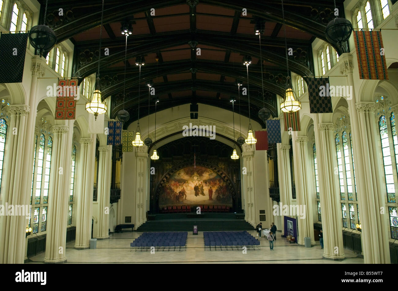 Die große Halle in Shepard Halle des City College der City University of New York Stockfoto