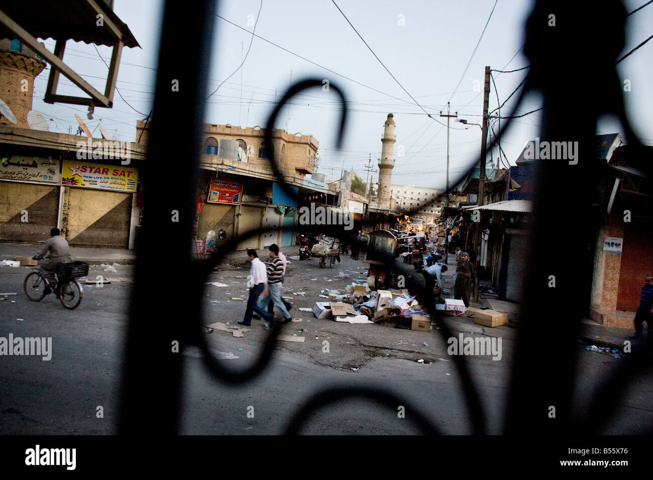 Iraqu s Kurdistan Markt in Erbil Stockfoto