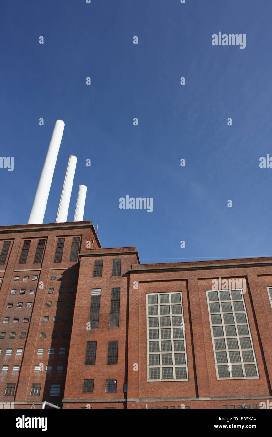 Svanemølleværket, einer Wärme-Kraftwerk in Kopenhagen Dänemark-2008 Stockfoto
