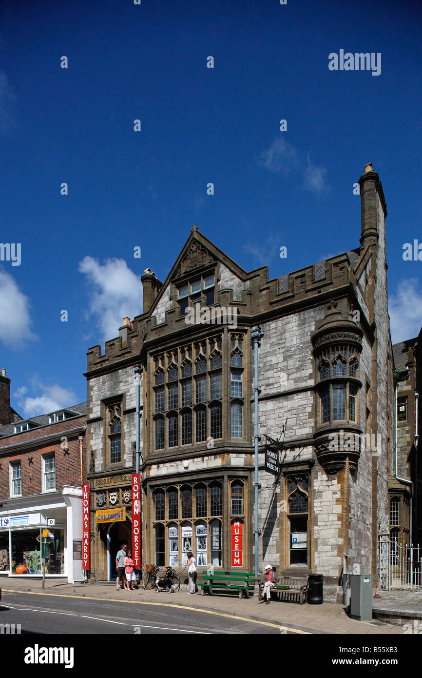 Dorchester High Street Dorset County Museum Dorset UK Stockfoto