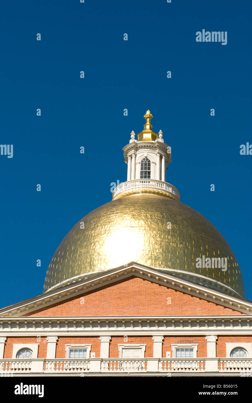 Kuppel des Massachusetts State House Stockfoto
