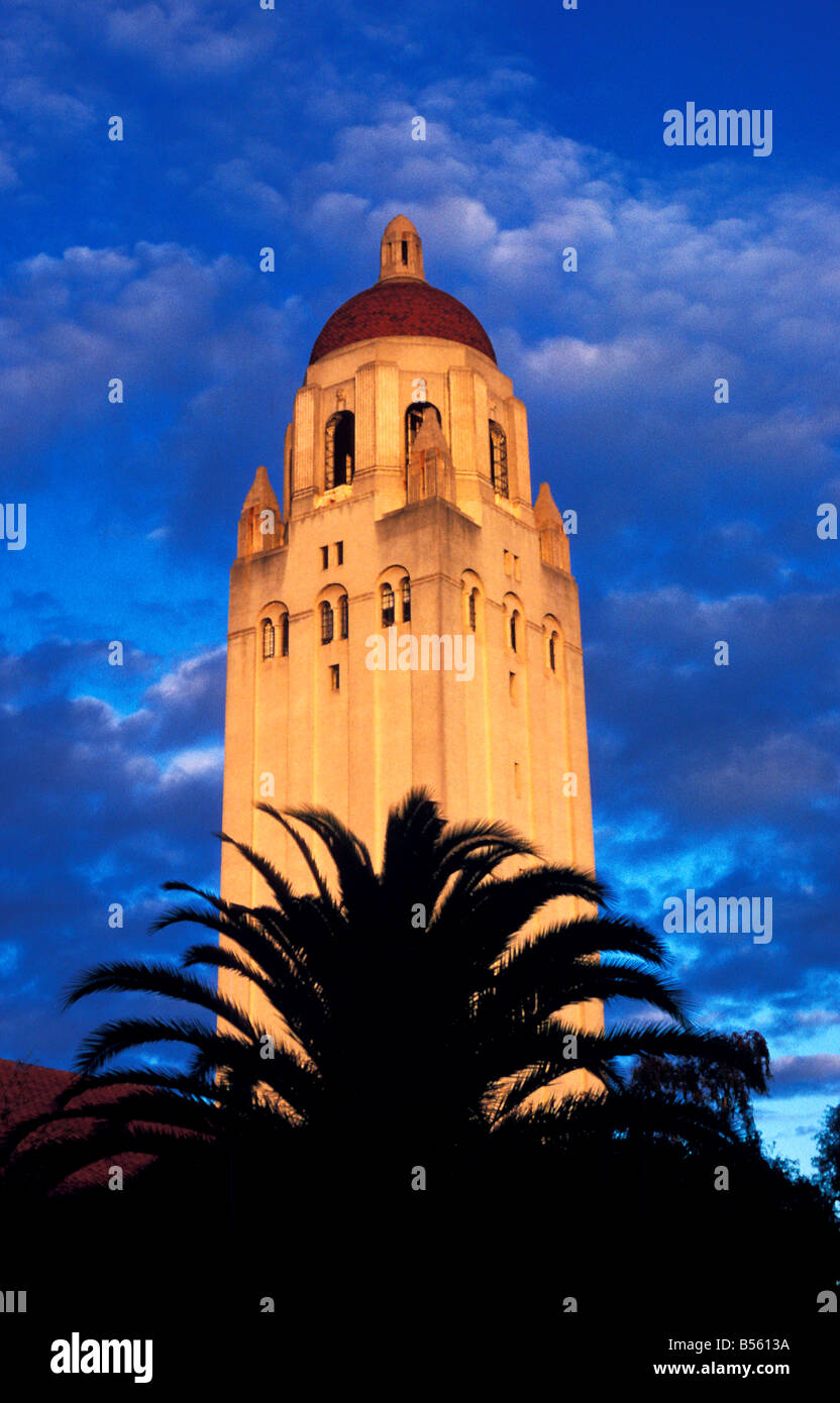 California San Francisco Hoover Turm am Stanford Universität Foto 35 casanfcadayt104 Foto Lee Foster 2008 Stockfoto