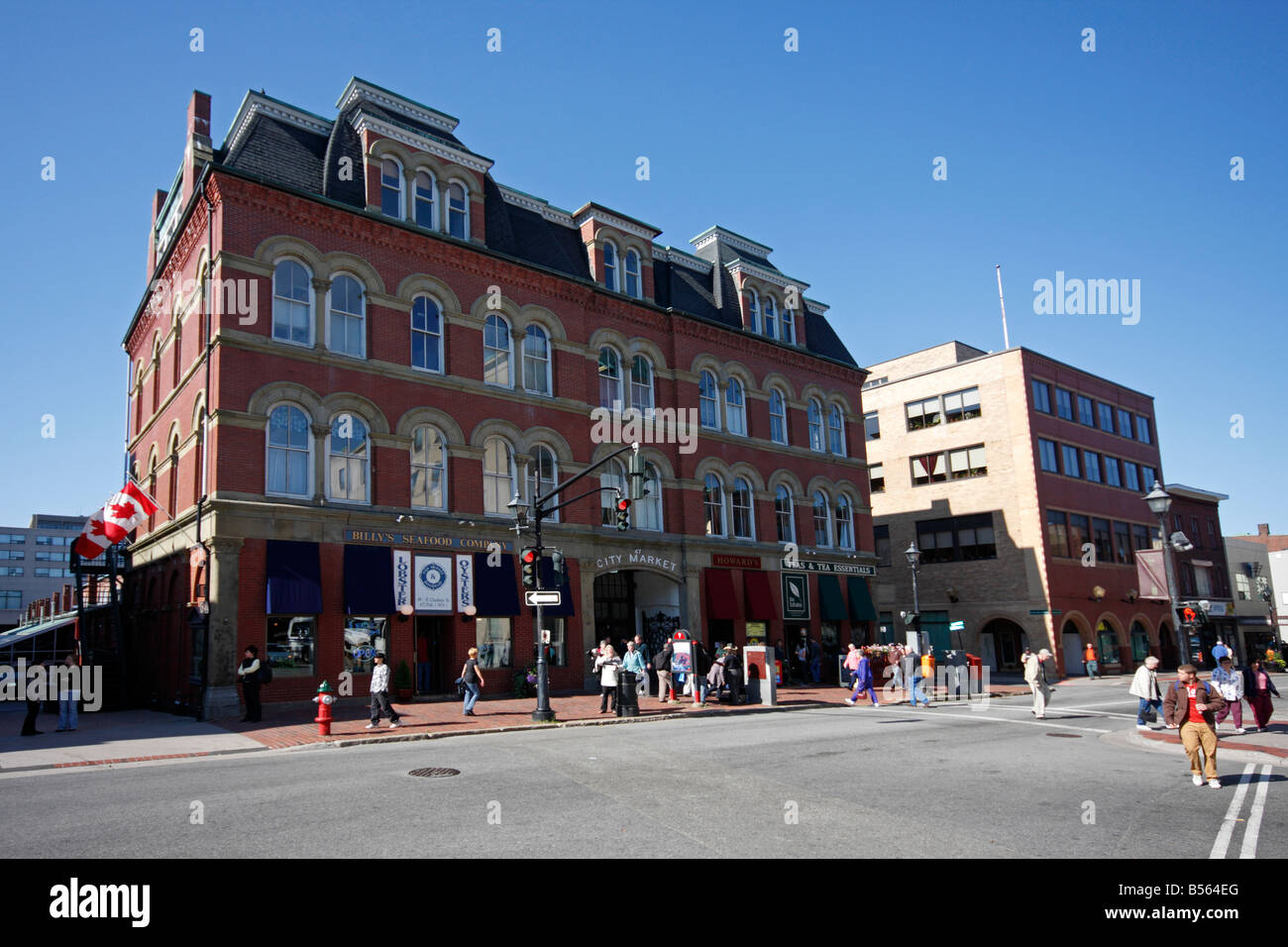 Stadtmarkt in Saint John, New Brunswick, Kanada Stockfoto