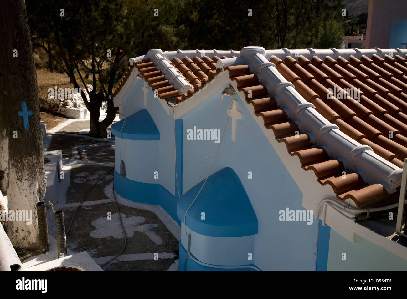 Nissi Beach Ayia Paraskevi Samos Griechenland Stockfoto