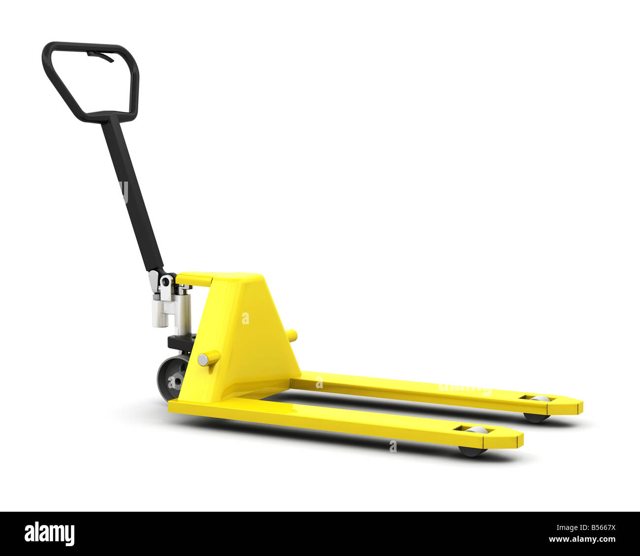 3D Render ein Hubwagen Stockfoto
