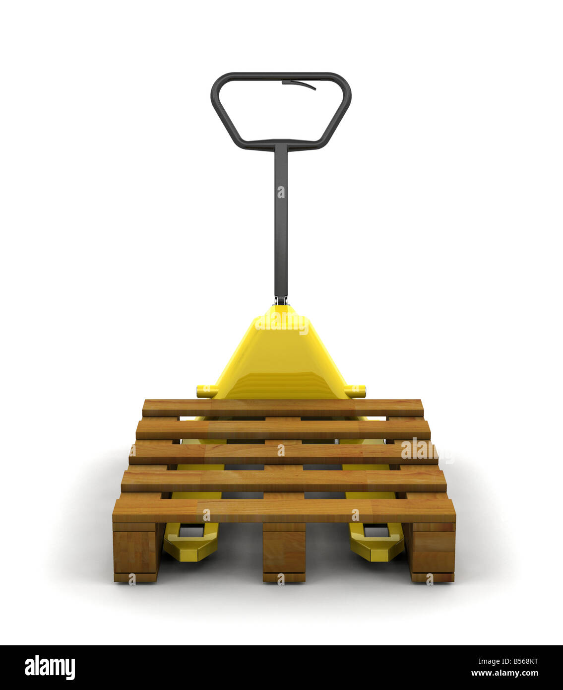 3D Render ein Hubwagen Stockfoto