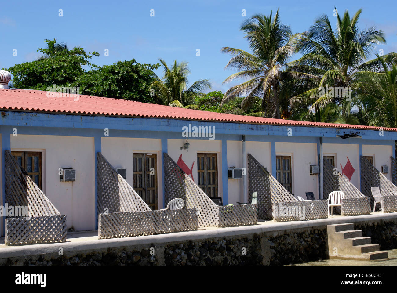 Anasatasia's Hotel auf Big Corn Island, Nicaragua, Mittelamerika, Mittelamerika Stockfoto