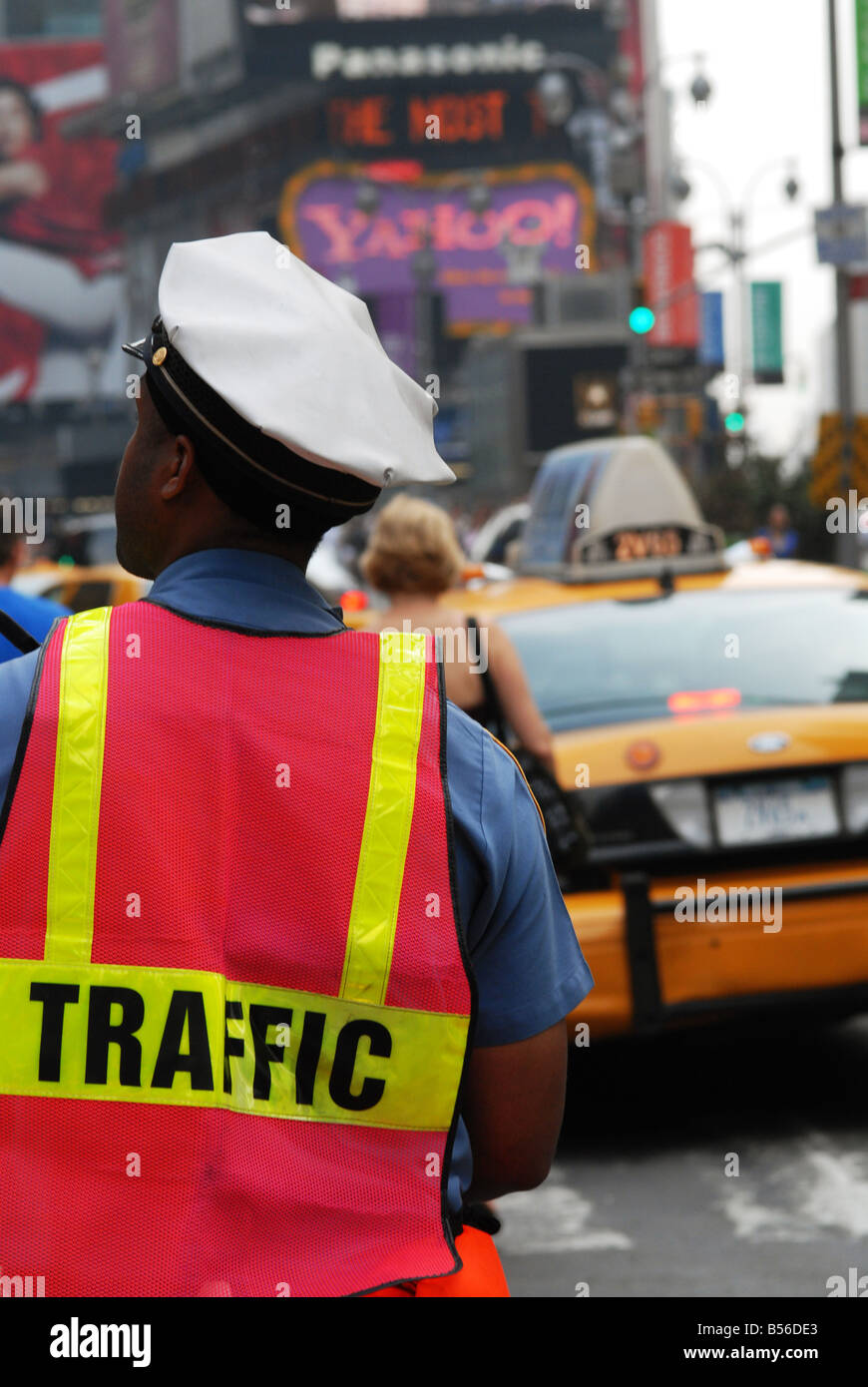 Verkehrspolizist NYC Stockfoto