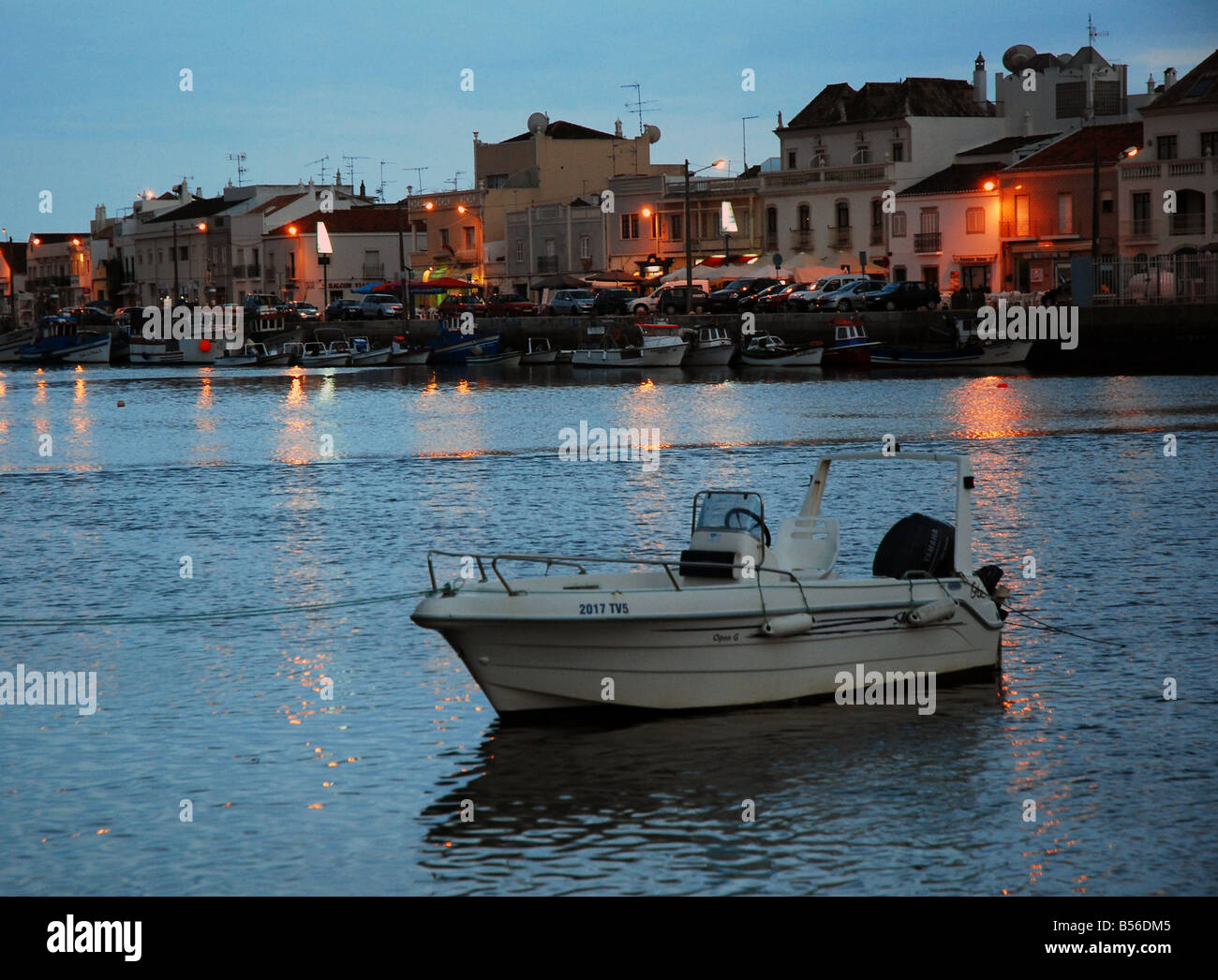 Rio Sequa Tavira Portugal Stockfoto