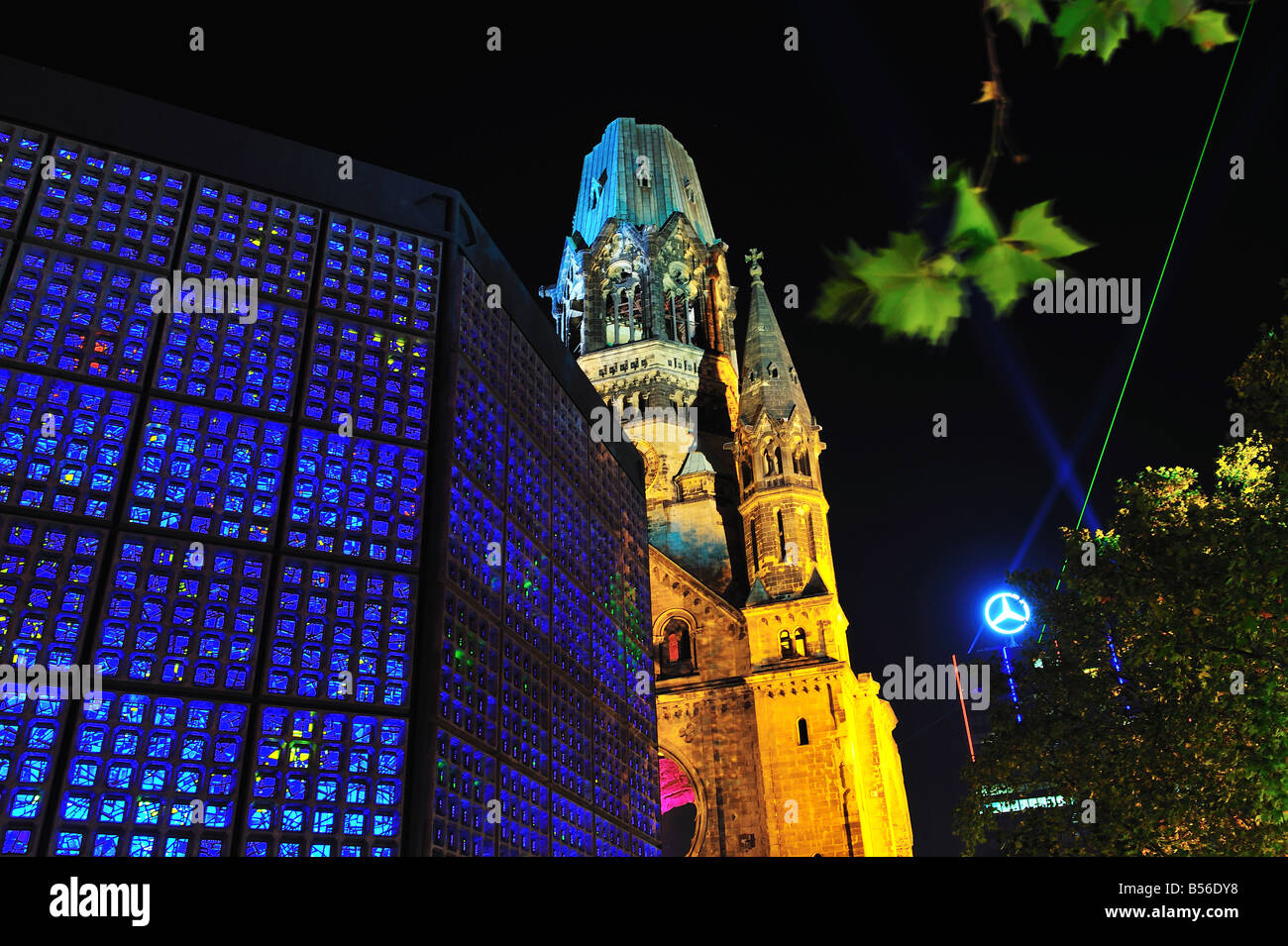Kaiser-Wilhelm-Gedächtnis-Kirche in Berlin Stockfoto