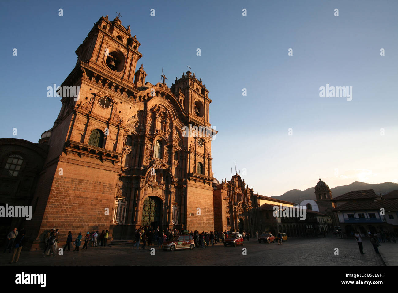 Die Iglesia de La Compania de Jesus, Cusco, Peru Stockfoto