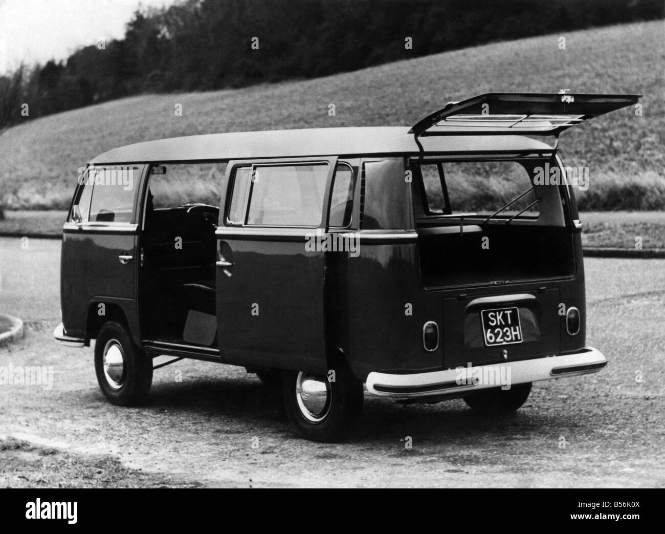 Motoren. Deutschland. Volkswagan. Juli 1970 P009137 Stockfoto