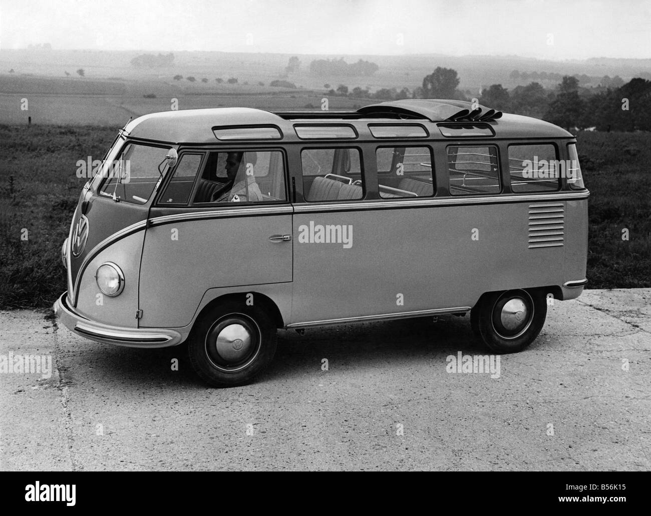 Motoren. Deutschland. Volkeswagen. Juli 1955 P009138 Stockfoto