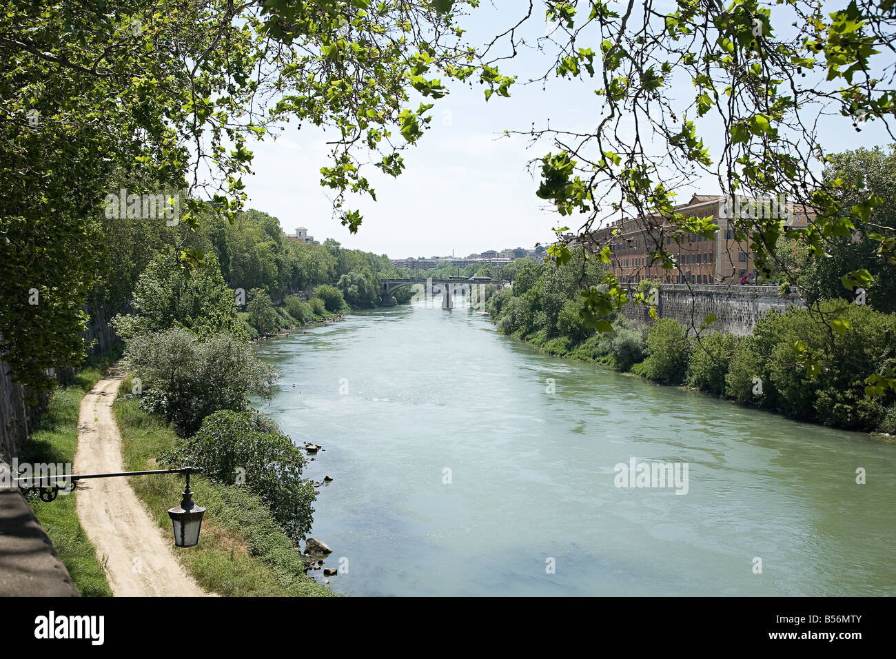 Des Flusses Tiber Stockfoto