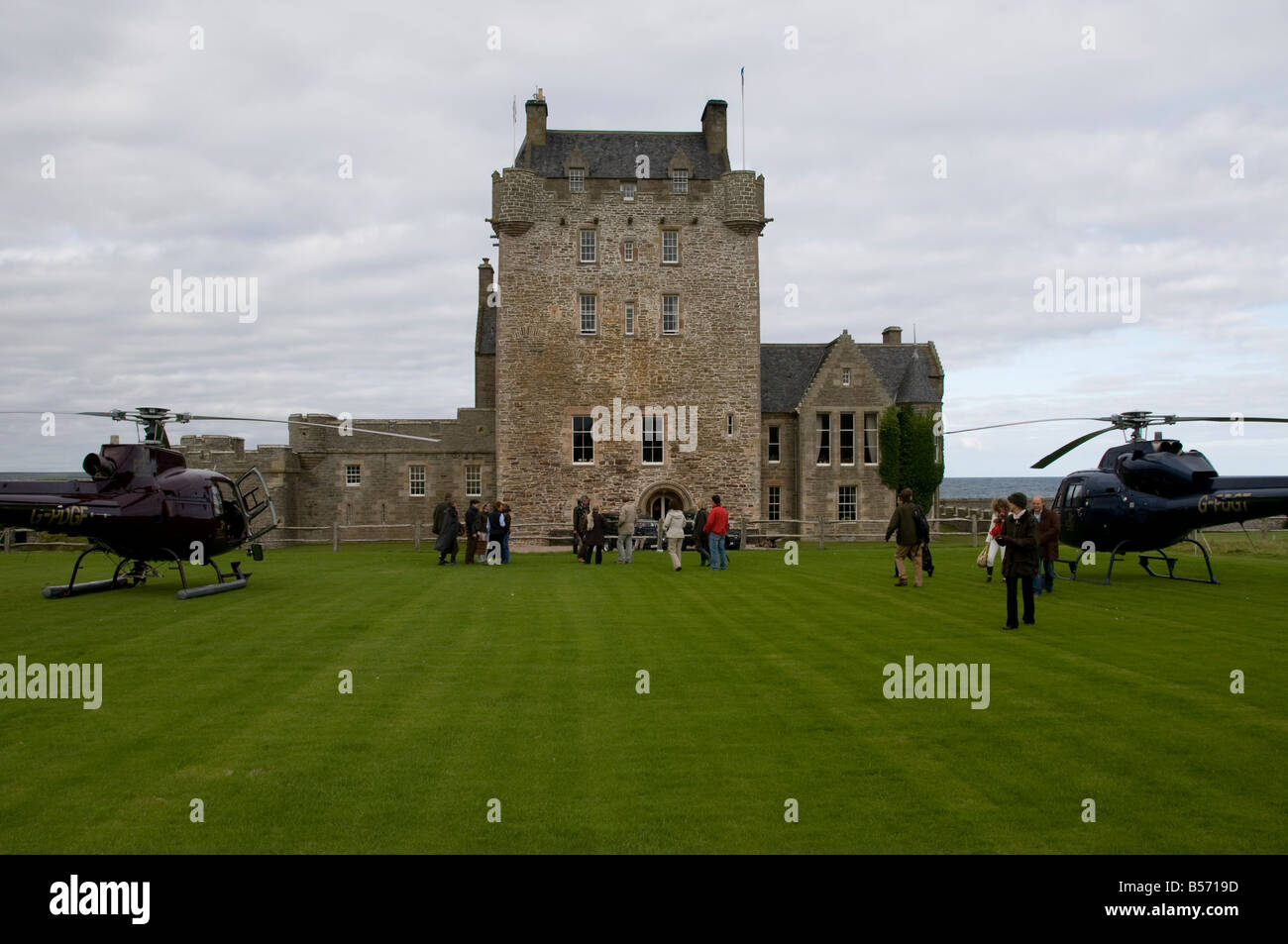 Ackergill Turm Hotel caithness Stockfoto