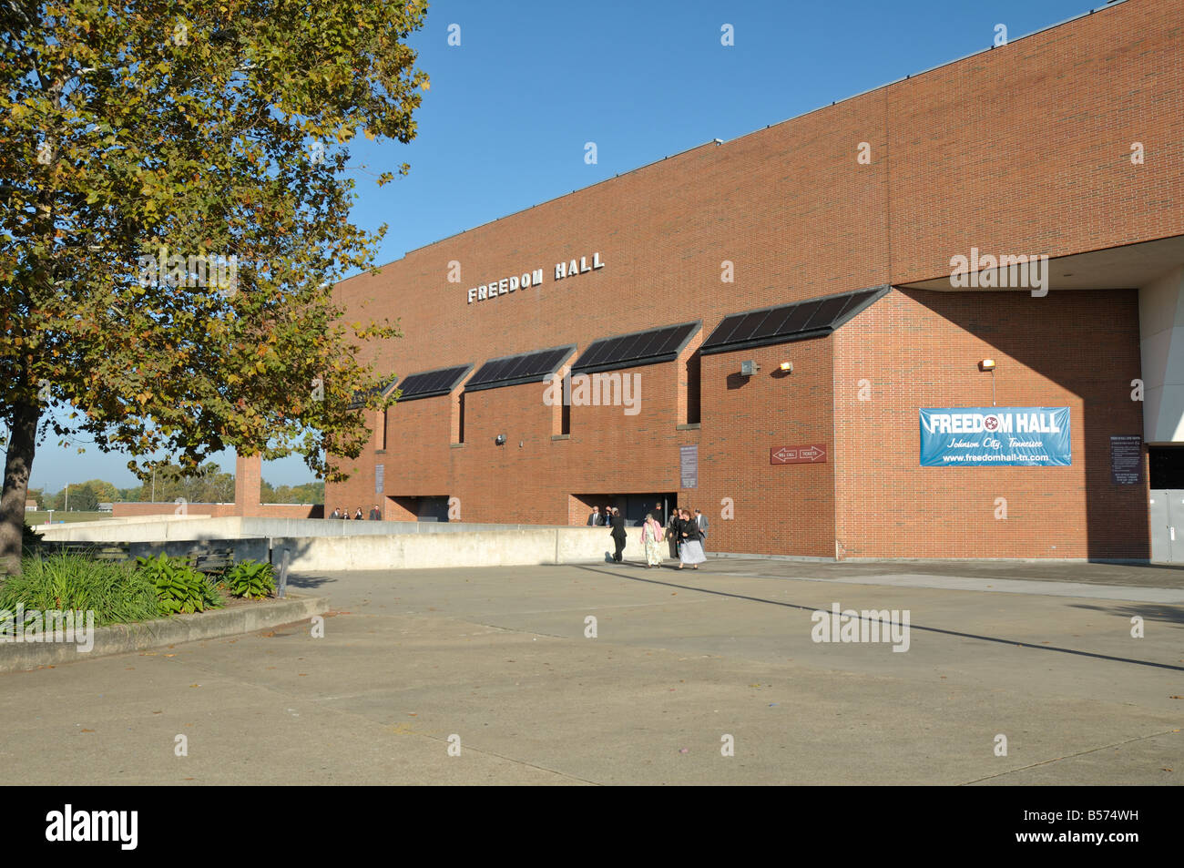 Freiheit-Halle in Johnson City, Tennessee, USA Stockfoto
