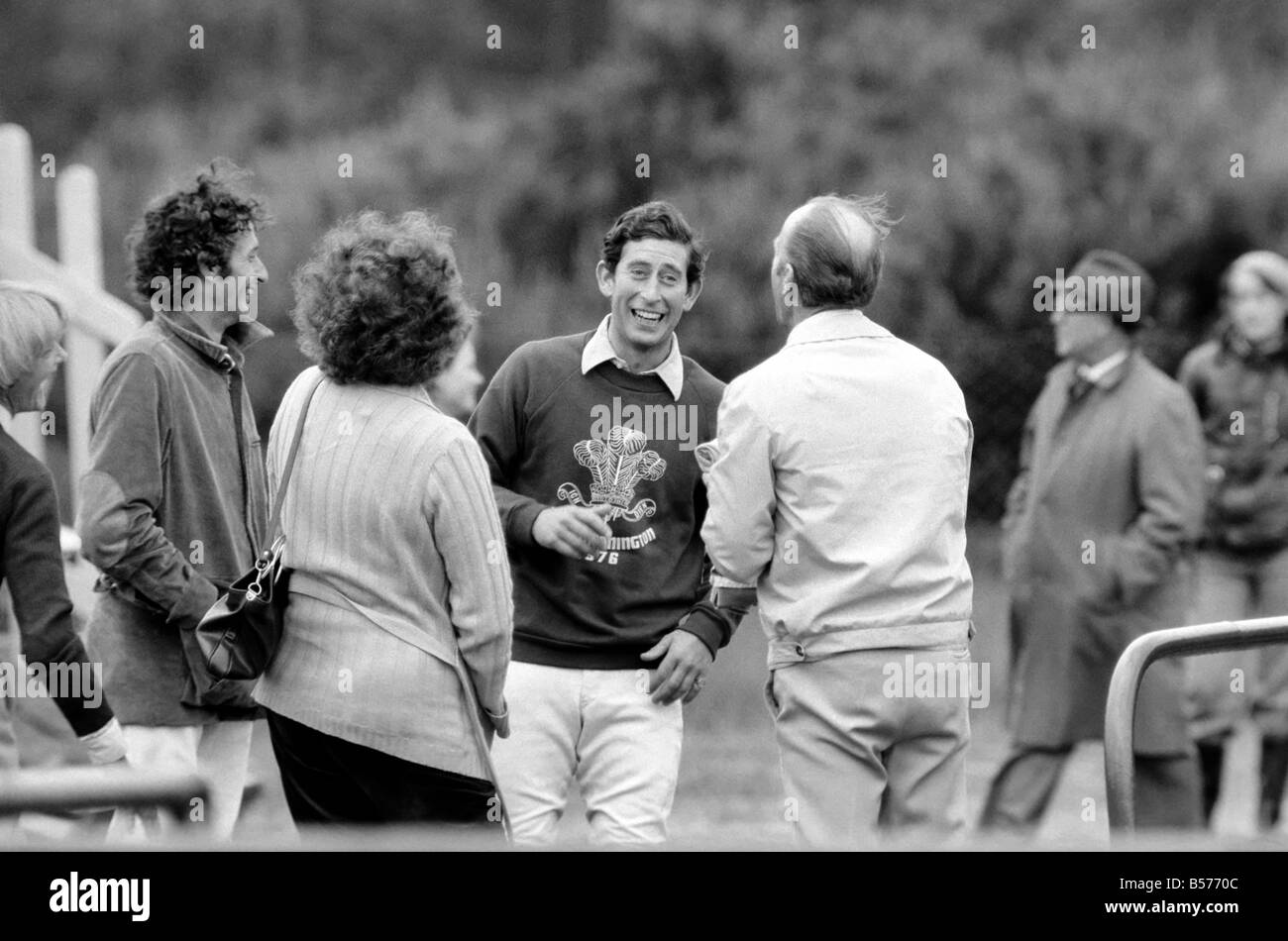 Prinz Charles. Windson Polo. Juni 1977 R77-3435-002 Stockfoto