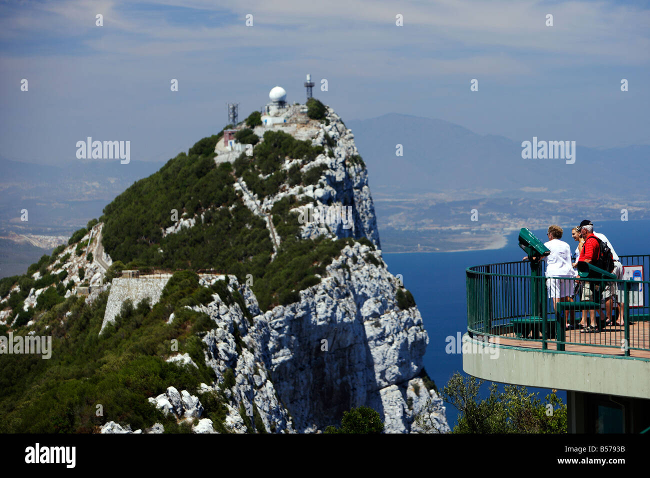 Felsen von Gibraltar Stockfoto