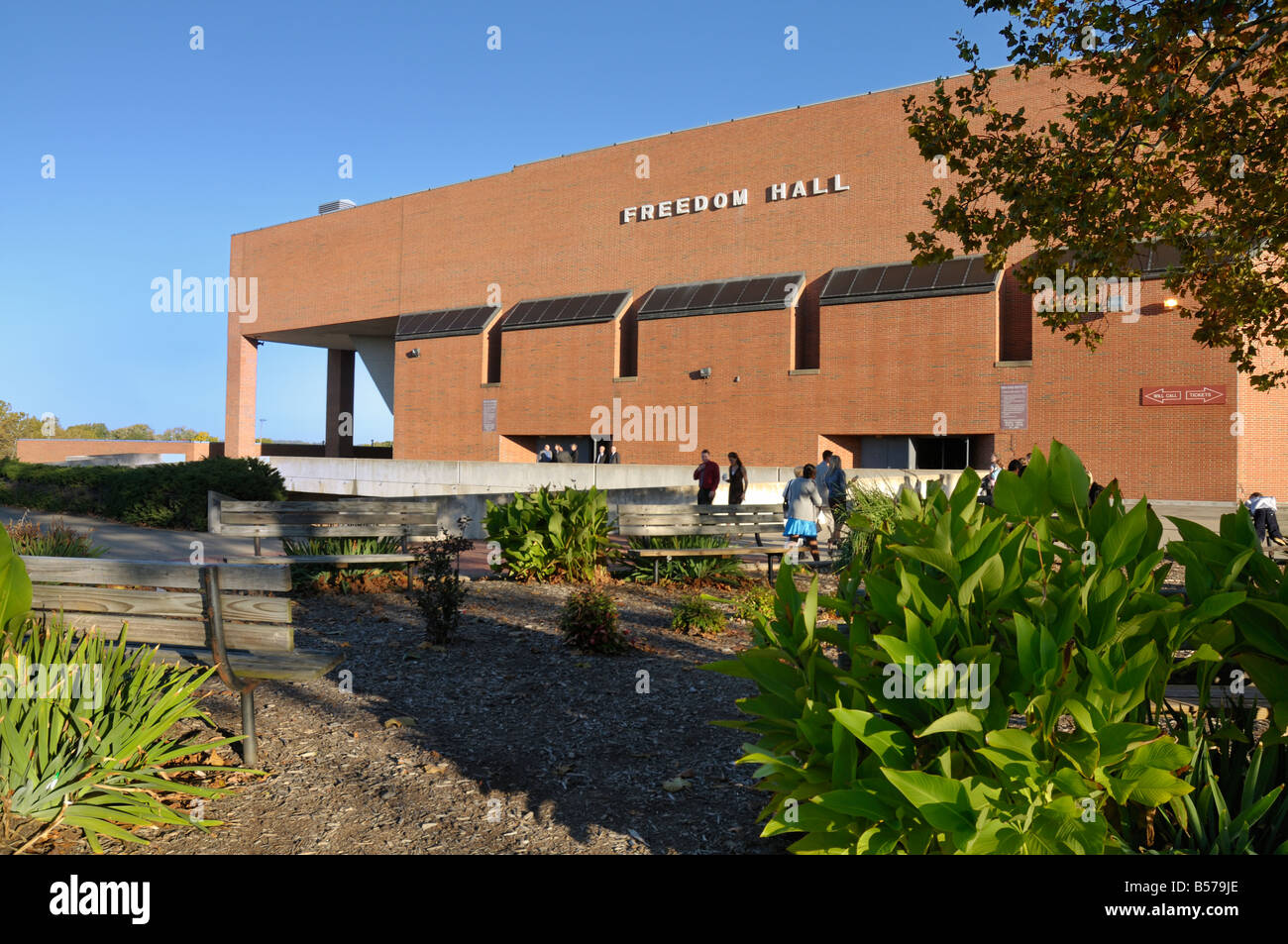 Freiheit-Halle in Johnson City, Tennessee, USA Stockfoto