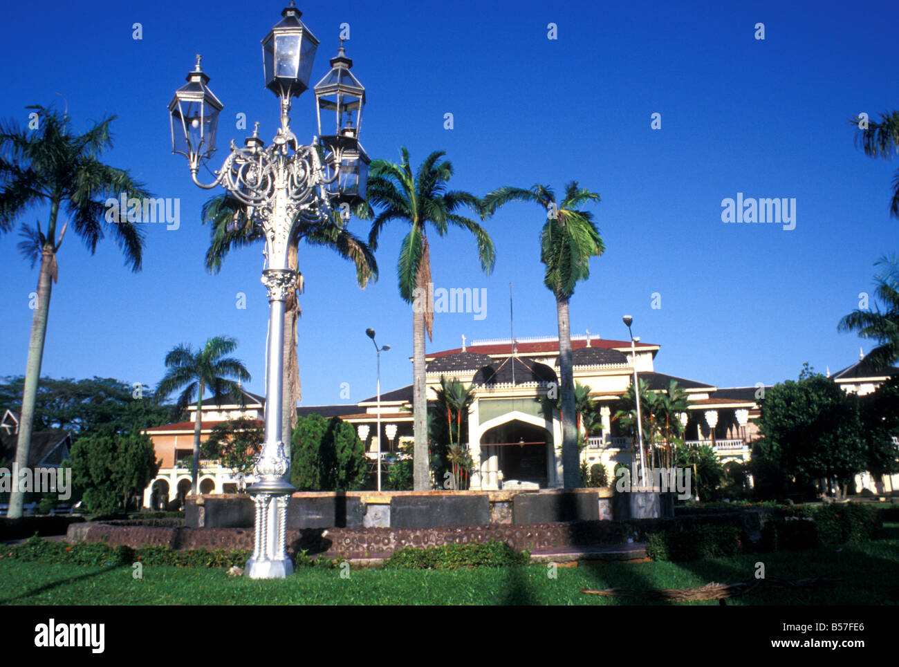 Istana Maimoon Medan Sumatra in Indonesien Stockfoto