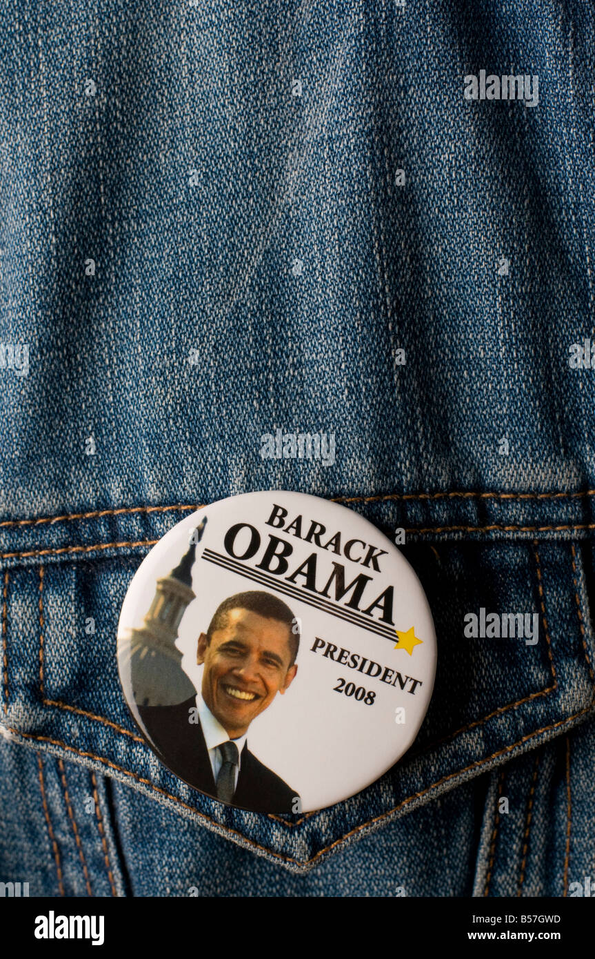 Barack Obama zum Präsidenten Stockfoto