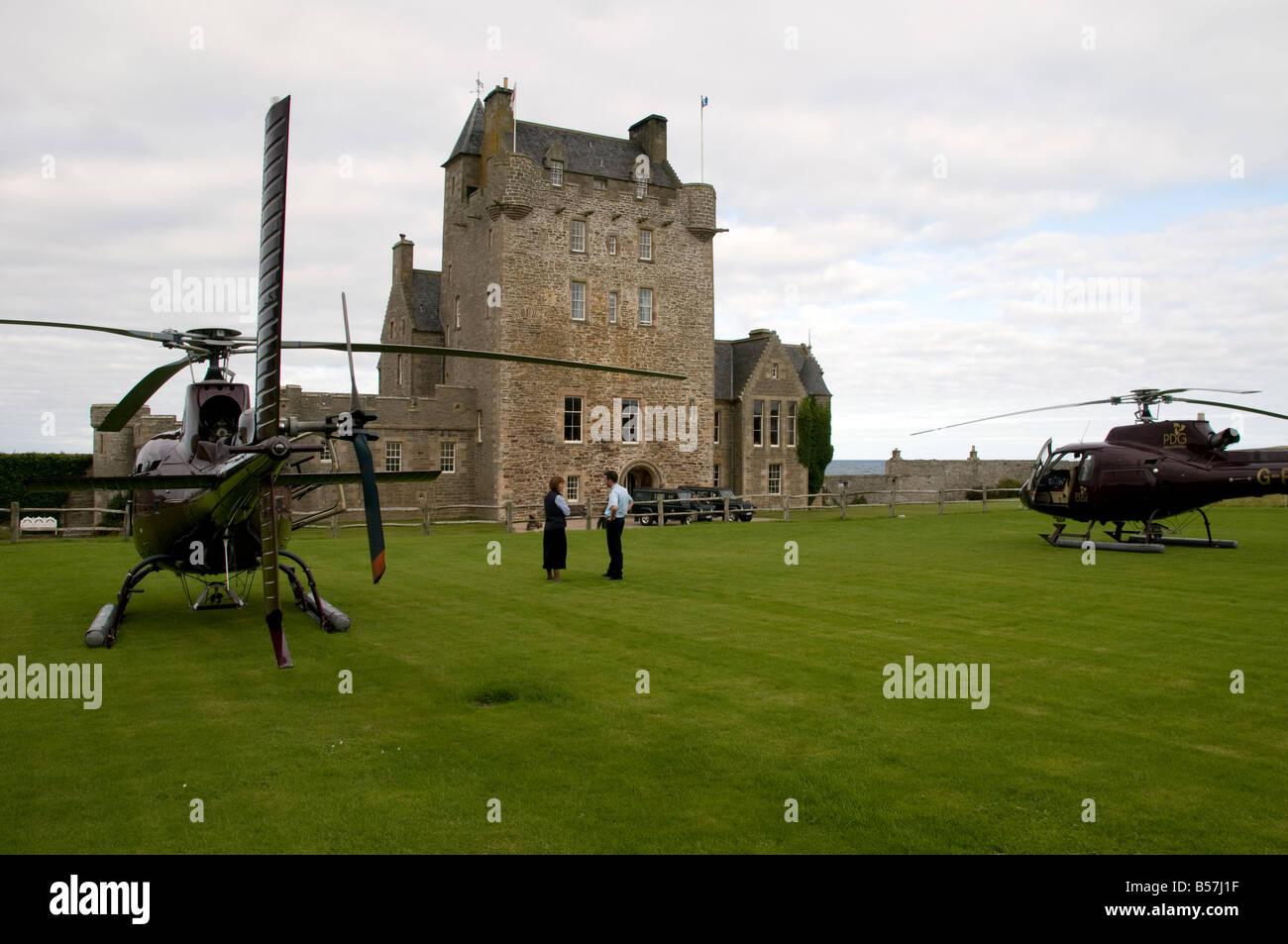 Ackergill Turm Hotel caithness Stockfoto