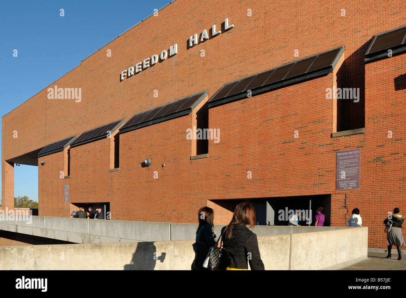 Freiheit-Halle in Johnson City, Tennessee, USA Stockfoto