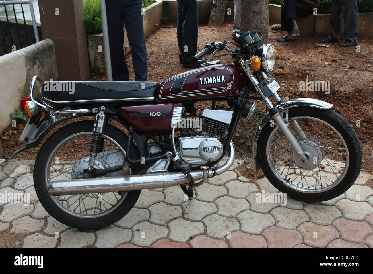 Motor Bike von Yamaha-Unternehmen Stockfoto