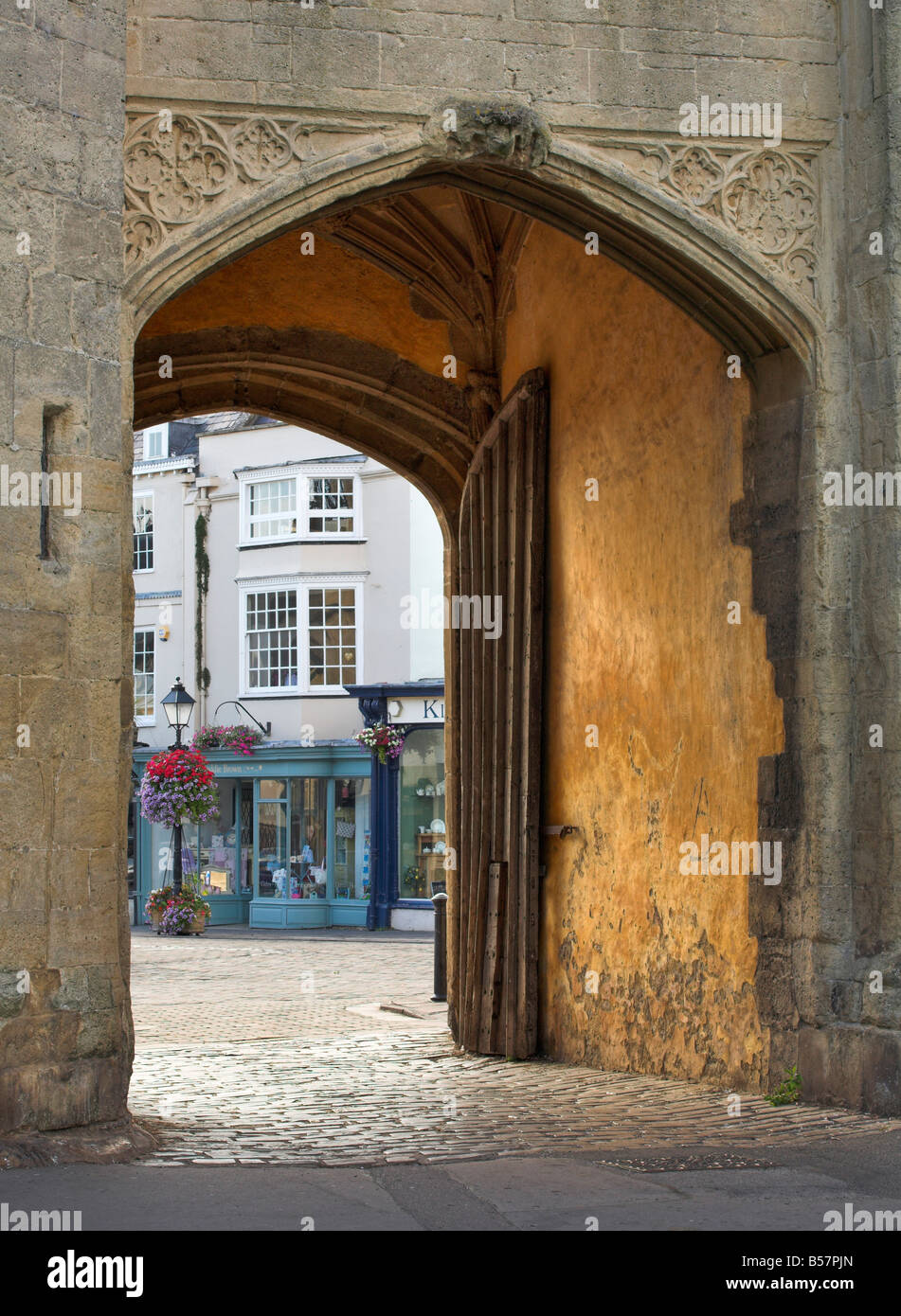 Des Bischofs Auge, Wells, Somerset, England, Vereinigtes Königreich Stockfoto