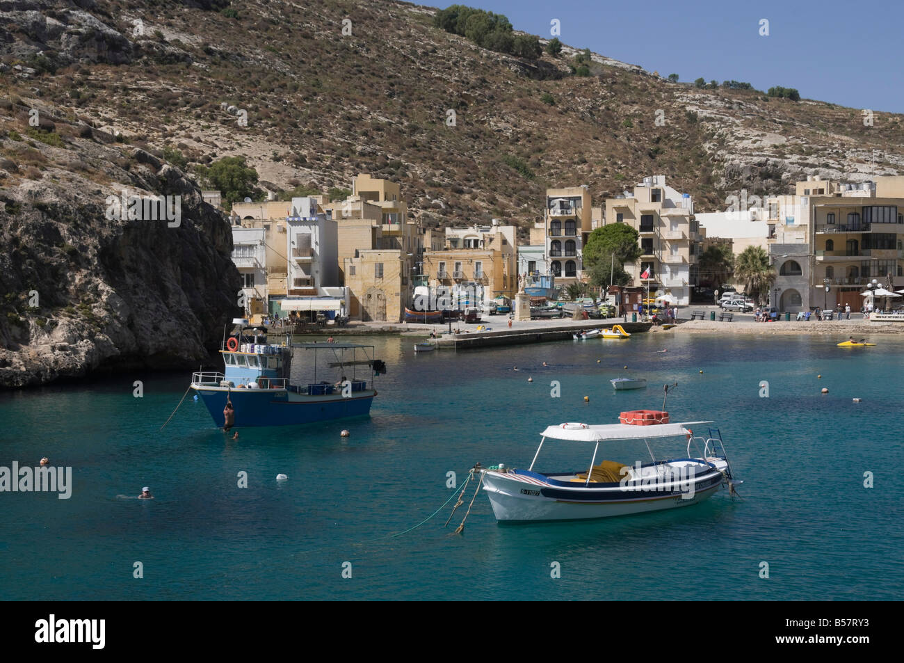 Xlendi, Gozo, Malta, Mittelmeer, Europa Stockfoto