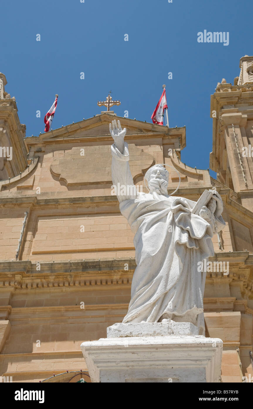 Kirche am Ghasri, Gozo, Malta, Europa Stockfoto