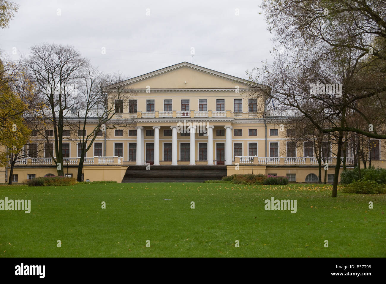 Der Jussupow-Palast auf der Fontanka. Sankt-Petersburg, Russland. Stockfoto
