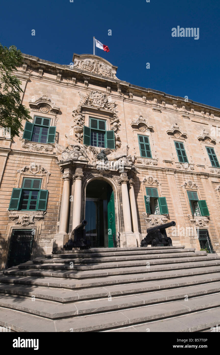 Auberge de Kastilien und Leon, Büro des Premierministers, Valletta, Malta, Europa Stockfoto