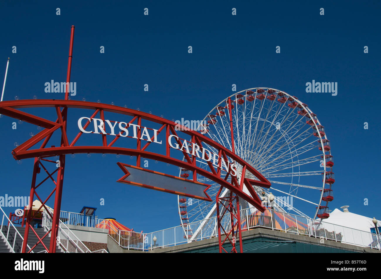 Navy Pier, Chicago, Illinois, Vereinigte Staaten von Amerika, Nordamerika Stockfoto