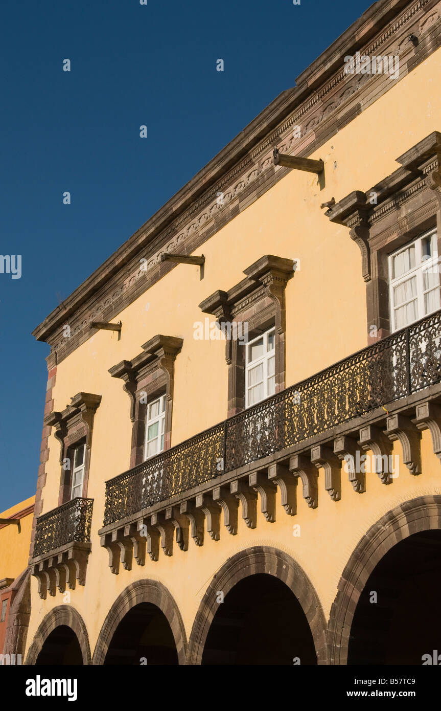 Detail des Gebäudes, San Miguel de Allende (San Miguel), Bundesstaat Guanajuato, Mexiko, Nordamerika Stockfoto