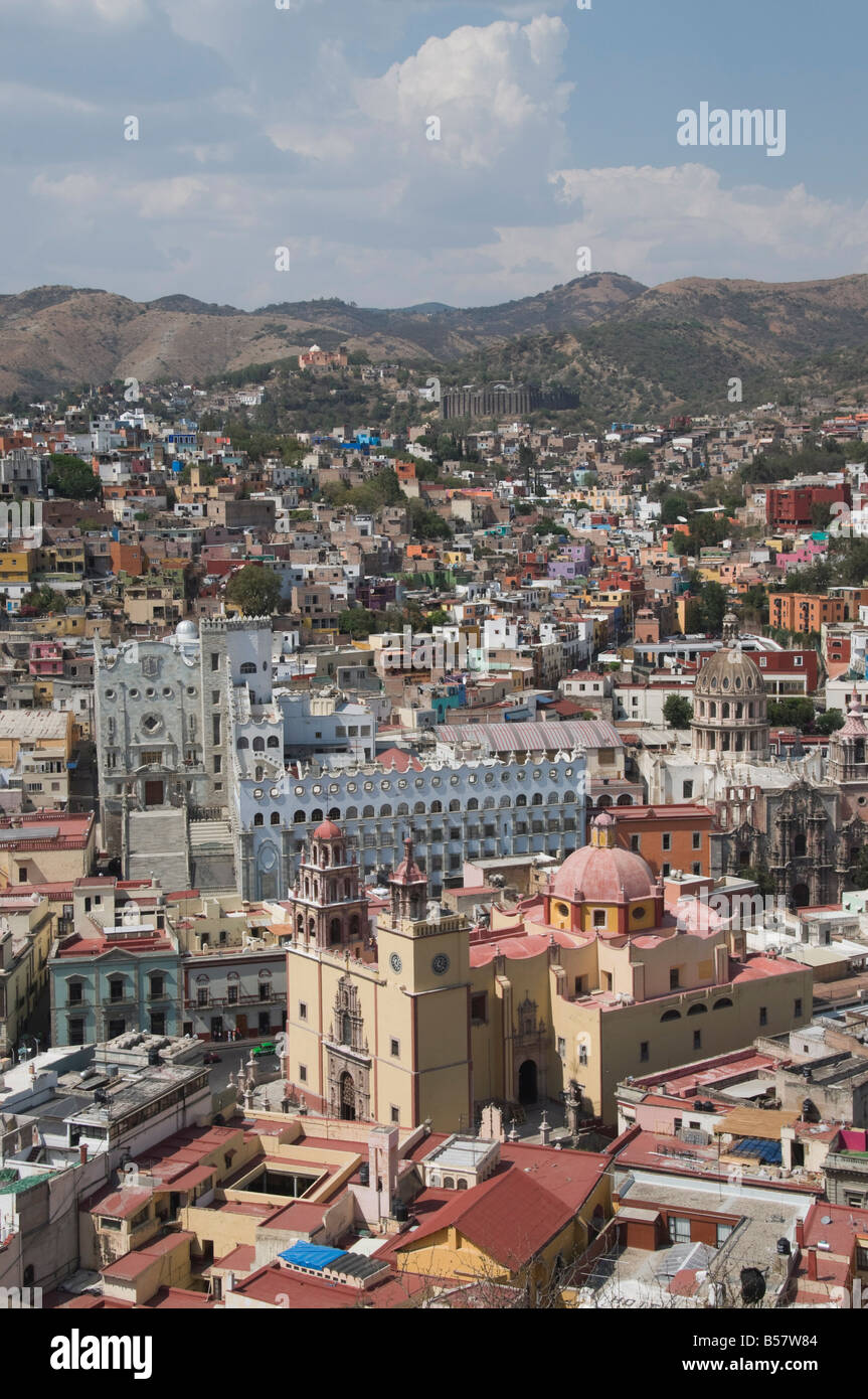 Die Basilica de Nuestra Senora de Guanajuato, Guanajuato, Bundesstaat Guanajuato, Mexiko Stockfoto