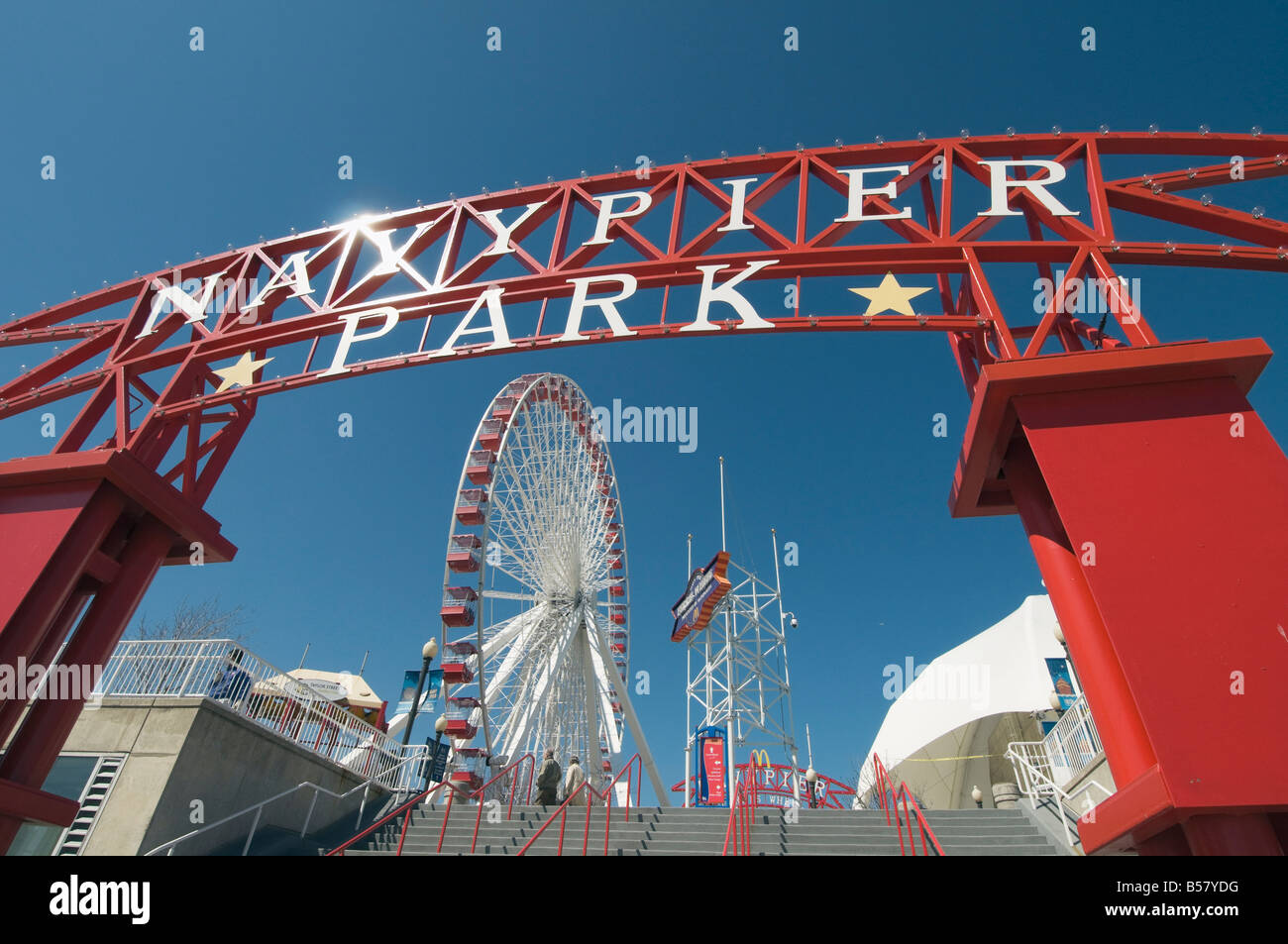 Navy Pier, Chicago, Illinois, Vereinigte Staaten von Amerika, Nordamerika Stockfoto