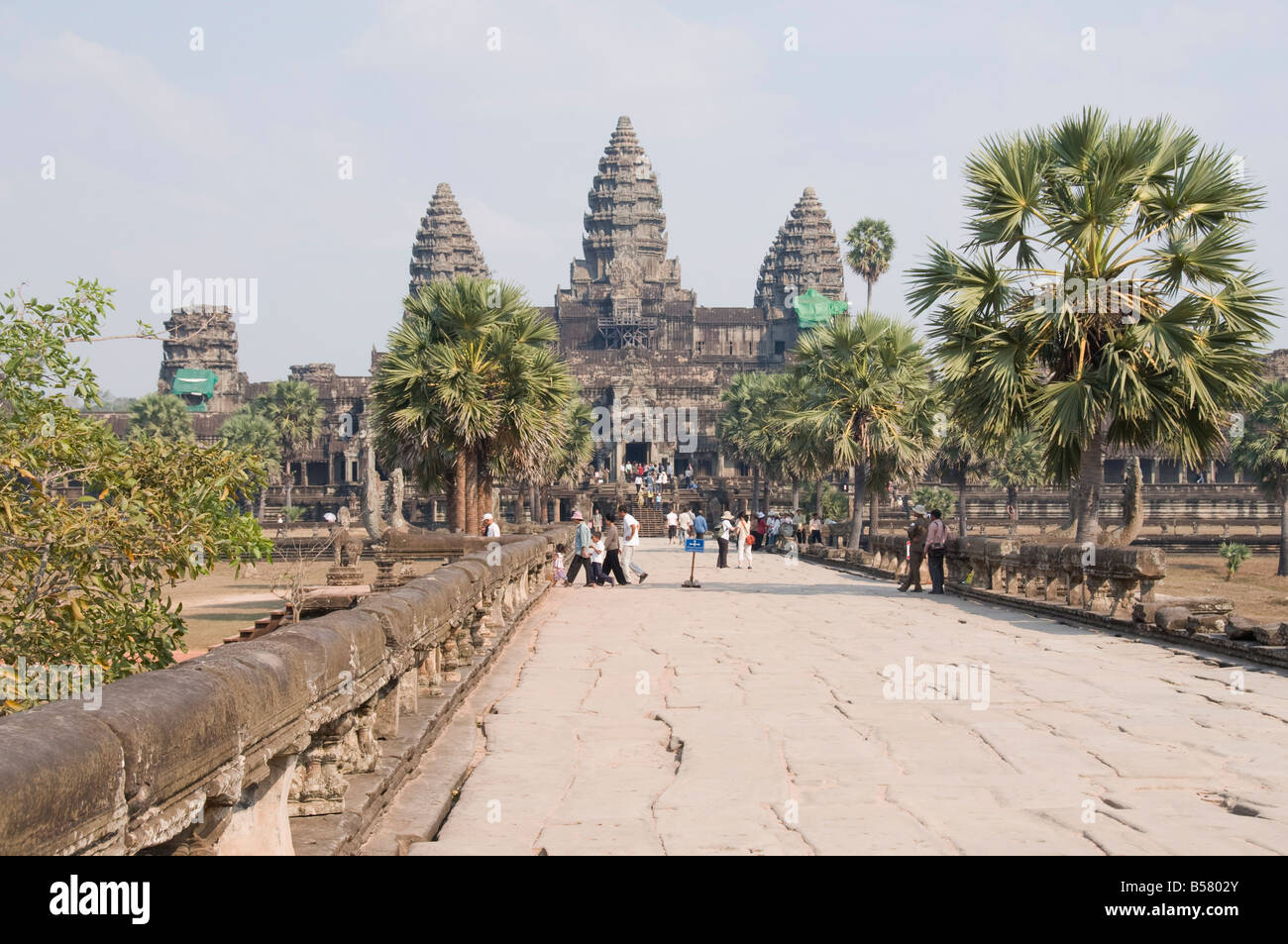 Angkor Wat Tempel, 12. Jahrhundert Khmer, Angkor, UNESCO-Weltkulturerbe, Siem Reap, Kambodscha, Indochina, Südostasien, Asien Stockfoto