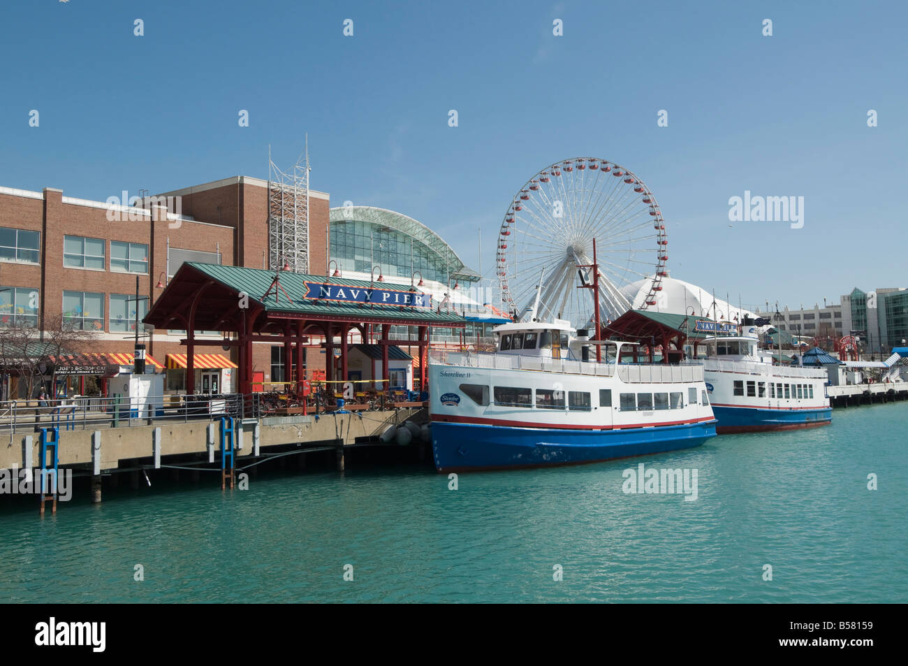 Navy Pier, Chicago, Illinois, Vereinigte Staaten von Amerika, Nordamerika Stockfoto