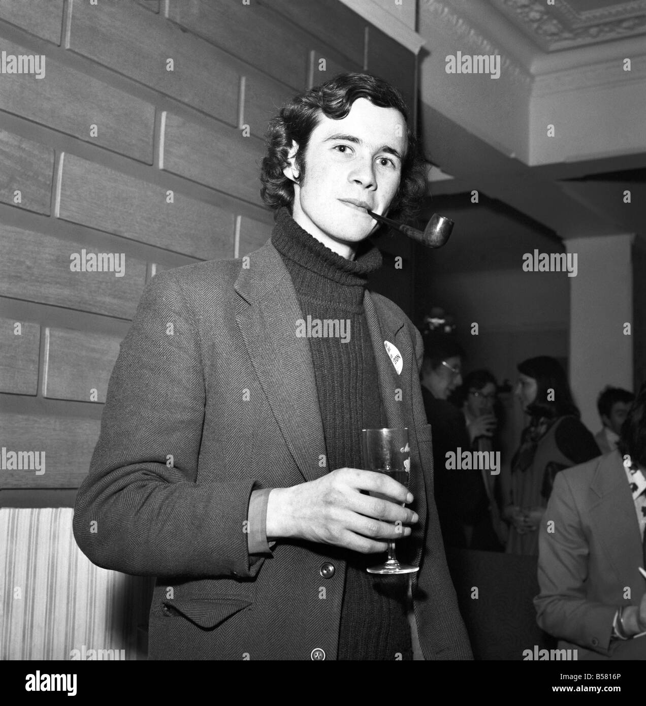 Konferenz für junge konservative in Eastbourne. In der jungen konservativen Disco. Februar 1975 75-00758-006 Stockfoto