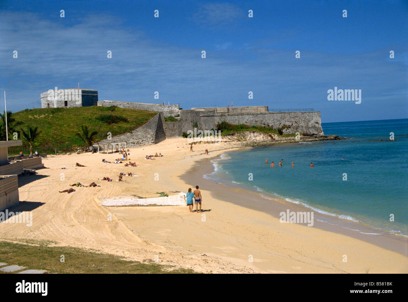 Fort St Catherine St George Bermuda Atlantischen Ozean Mittelamerika Stockfoto
