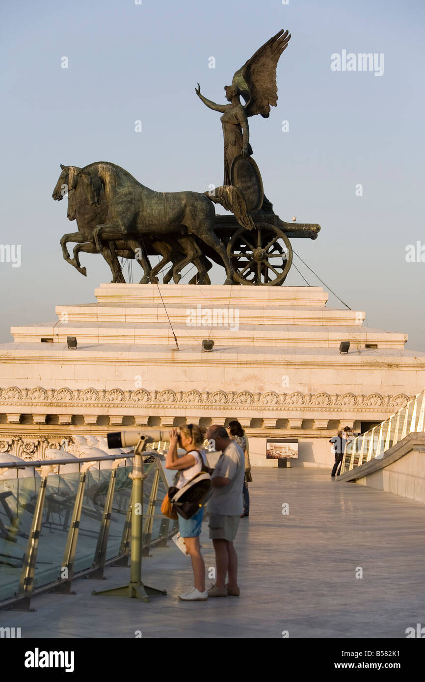 Altare della Patria, Rom, Latium, Italien, Europa Stockfoto