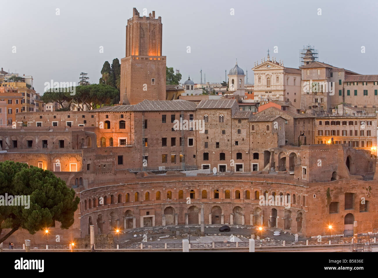 Foro Traiano (Trajan Forum), Rom, Latium, Italien, Europa Stockfoto