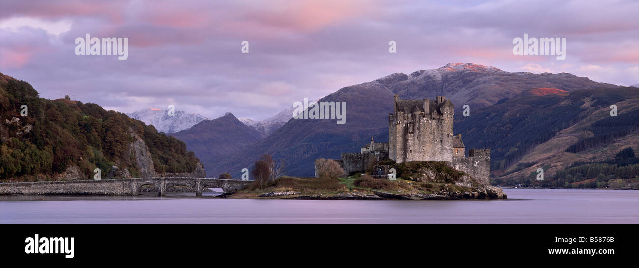 Eilean Donan Castle, Dornie, Lochalsh Hochlandregion, Schottland, Vereinigtes Königreich, Europa Stockfoto