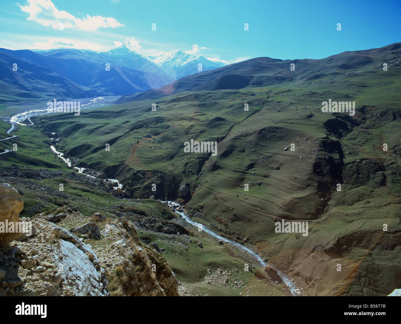 Caucus Berge, Aserbaidschan, Zentral-Asien, Asien Stockfoto