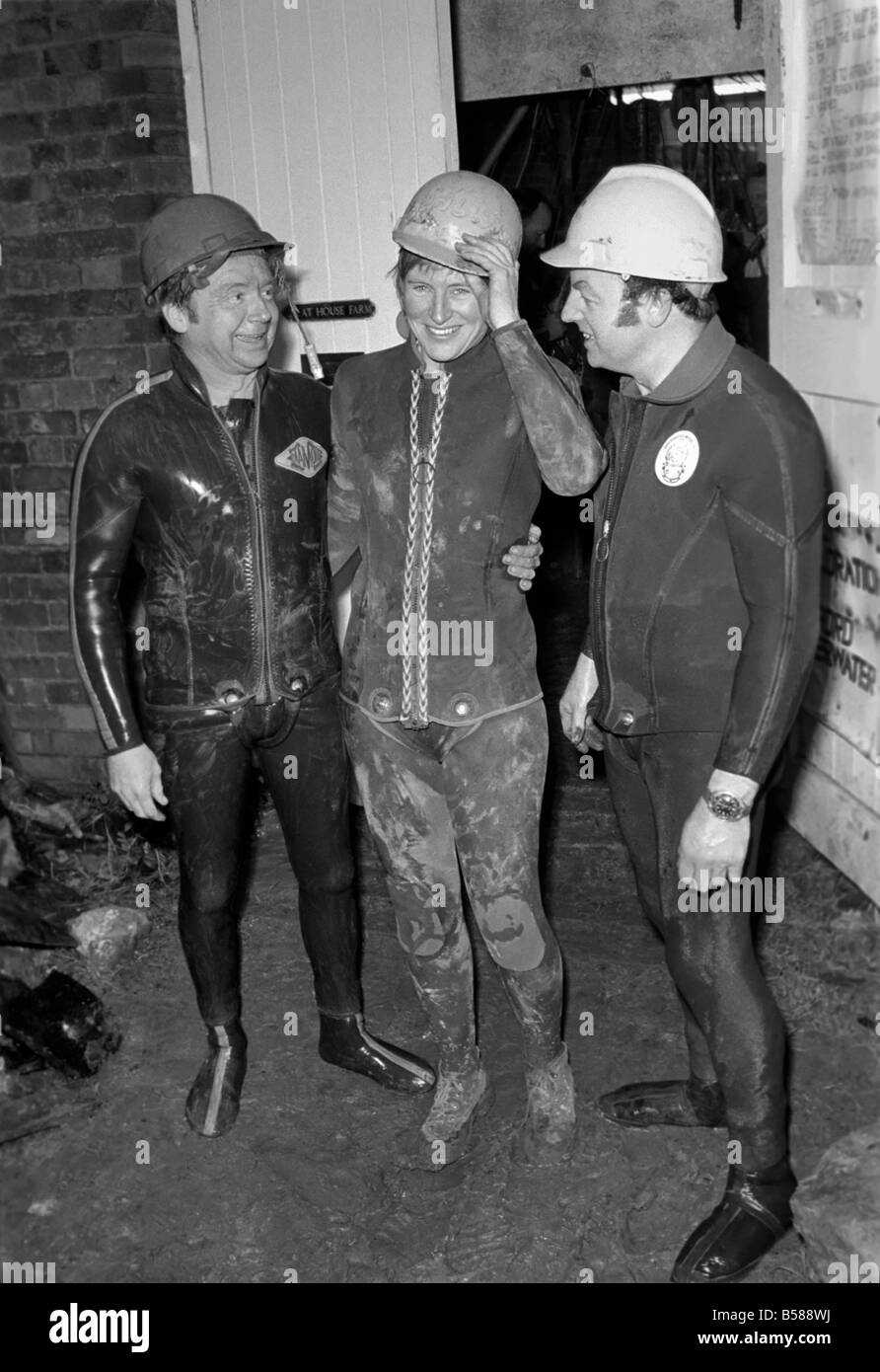 Auch Taucher, Sally Manson. Februar 1975 75-00667 Stockfoto