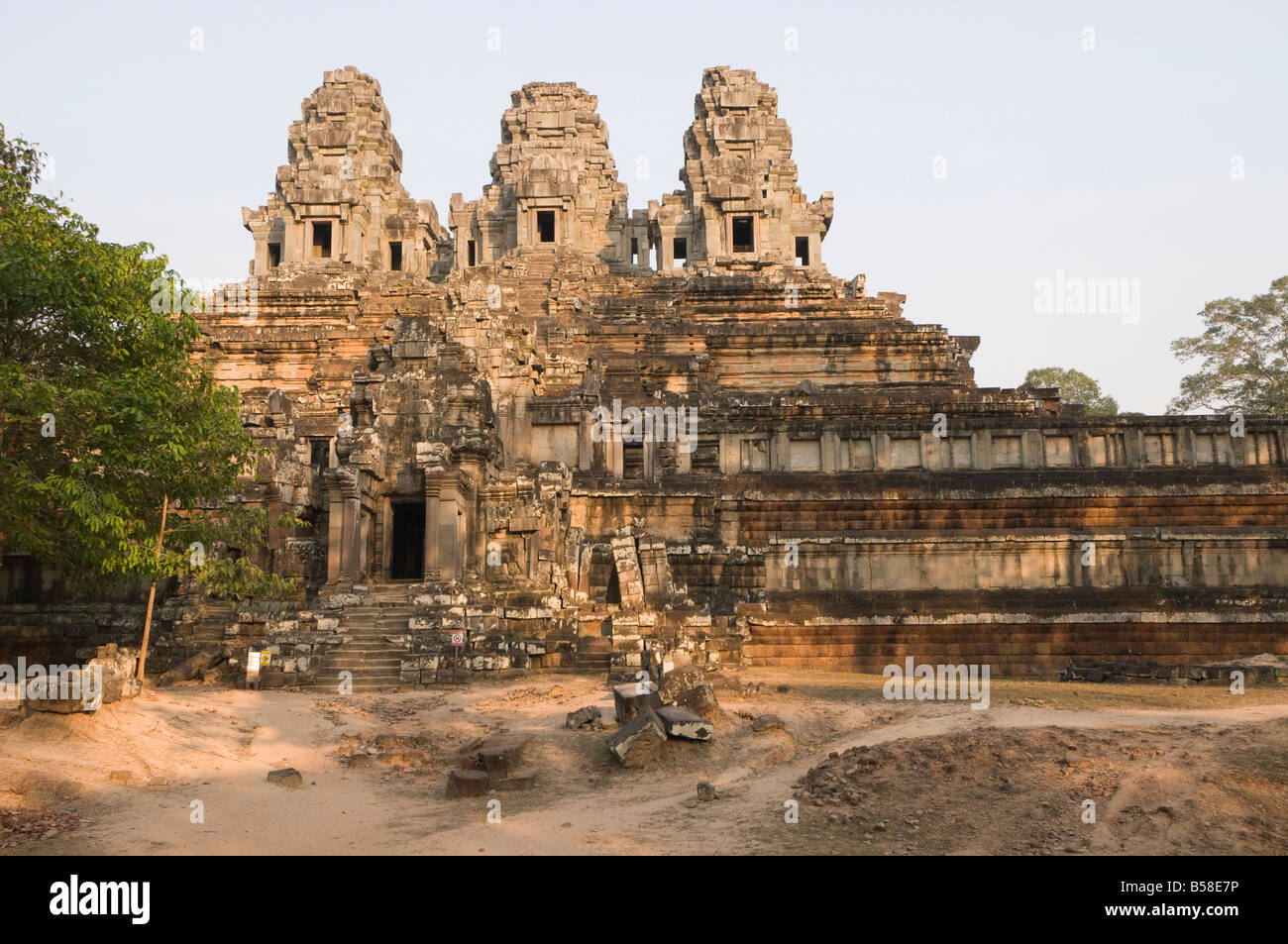 Takeo Tempel, Hindu, Angkor Thom, Angkor, UNESCO-Weltkulturerbe, Siem Reap, Kambodscha, Indochina, Südost-Asien Stockfoto